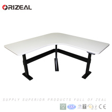 Wholesales motorized Height Adjustable Single Column Adjustable Stand Up Desk with memory